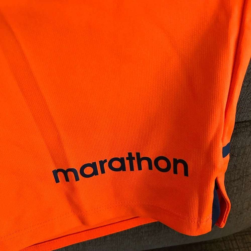 Marathon Authentic Ecuador National Team Training Orange Shorts Men’s Sz: L - Picture 5 of 6